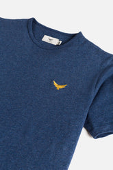 Gold Eagle Cotton T Shirt - Yale Blue